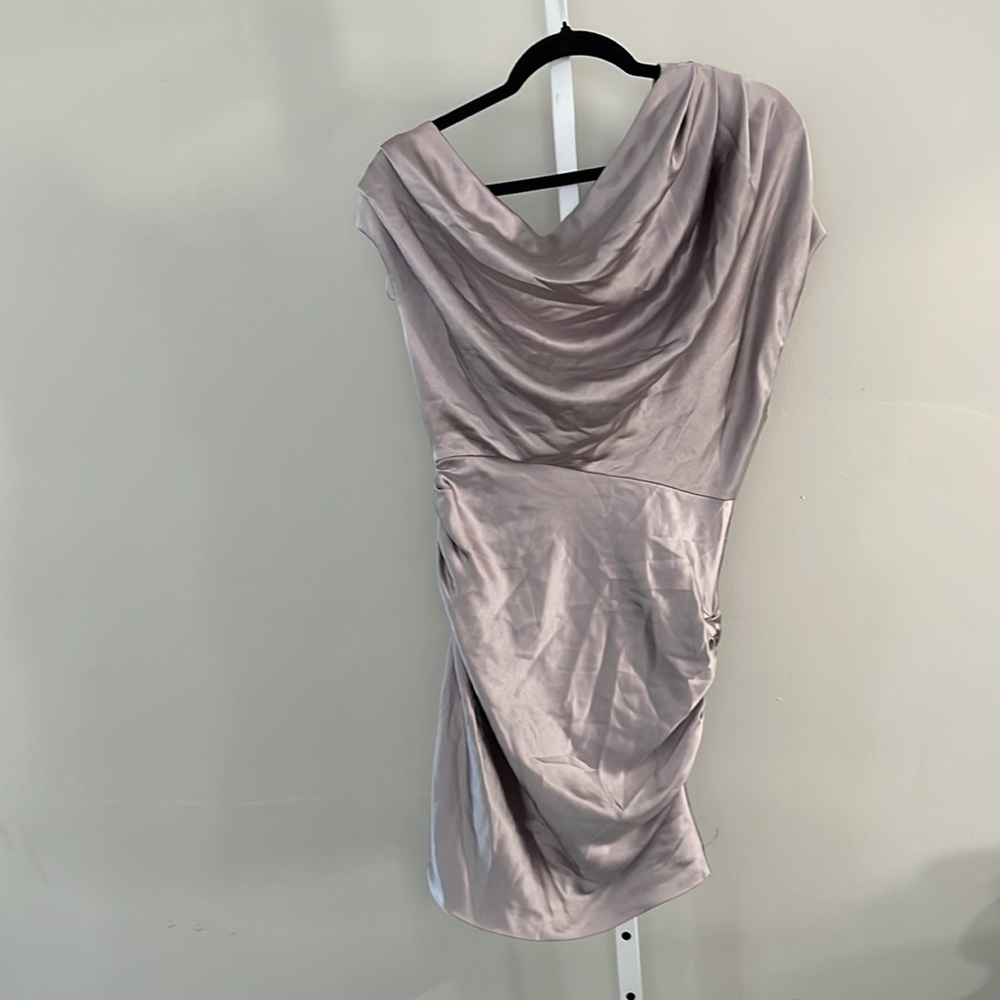 MISHA Rocio Mini Dress in Lunar Silver - Picture 5 of 6